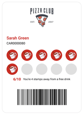 digital stamp card