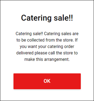 catering sale