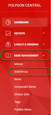 menu management