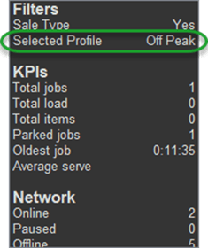 selected profile