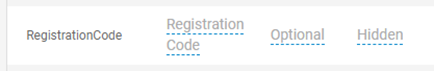 registration code