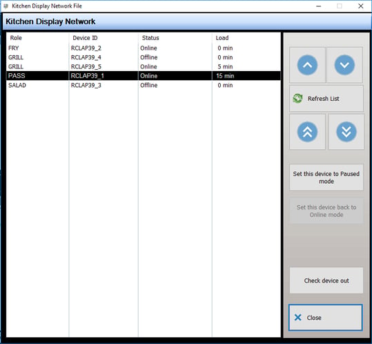 kitchen display network