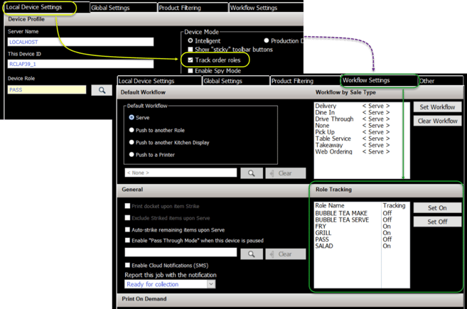 filtering role tracking