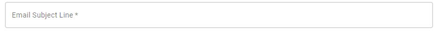 email subject line