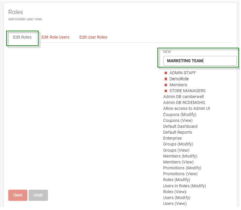 system roles