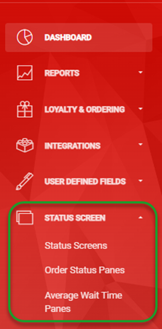 Status screen