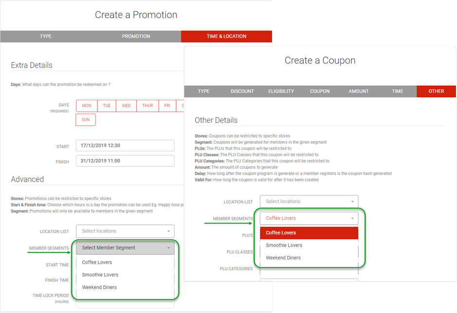 using segment