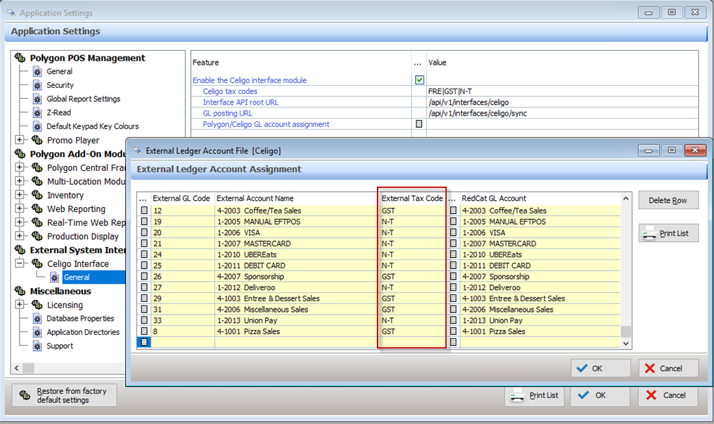 enable the celigo interface module