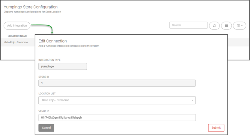 store configuration