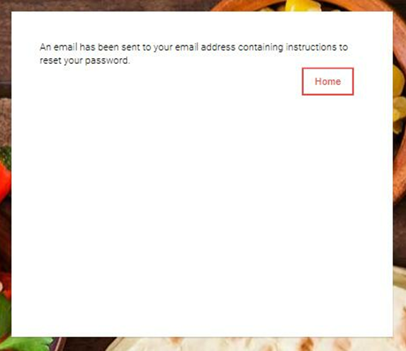 reset password link