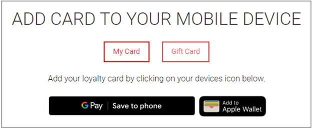 add card mobile device