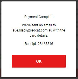 payment complete