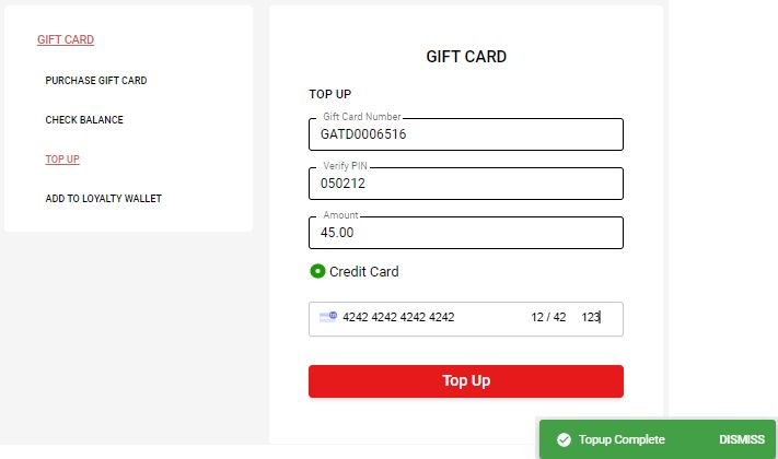 top up gift card