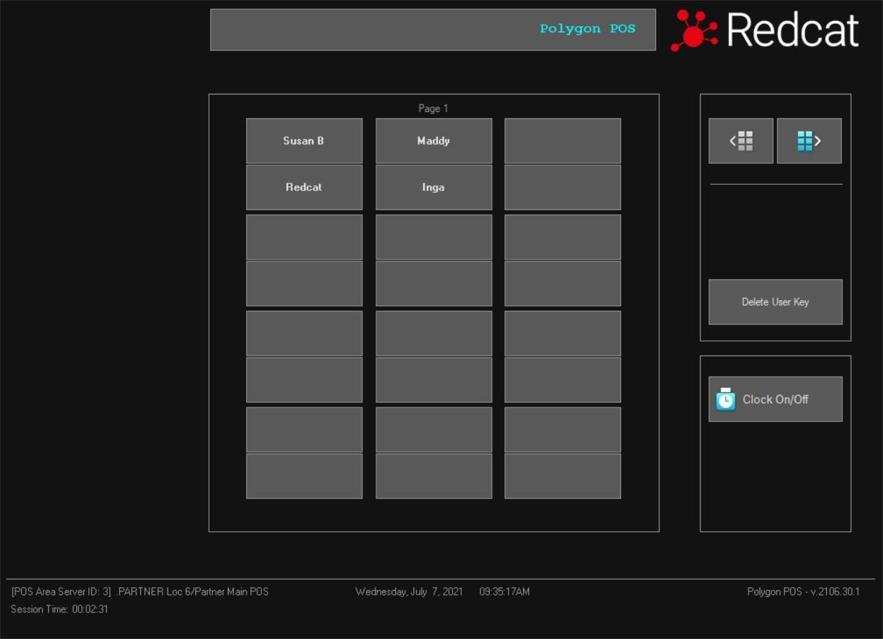 keypad based log on