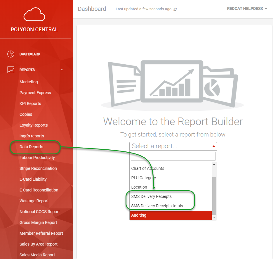 report builder inset